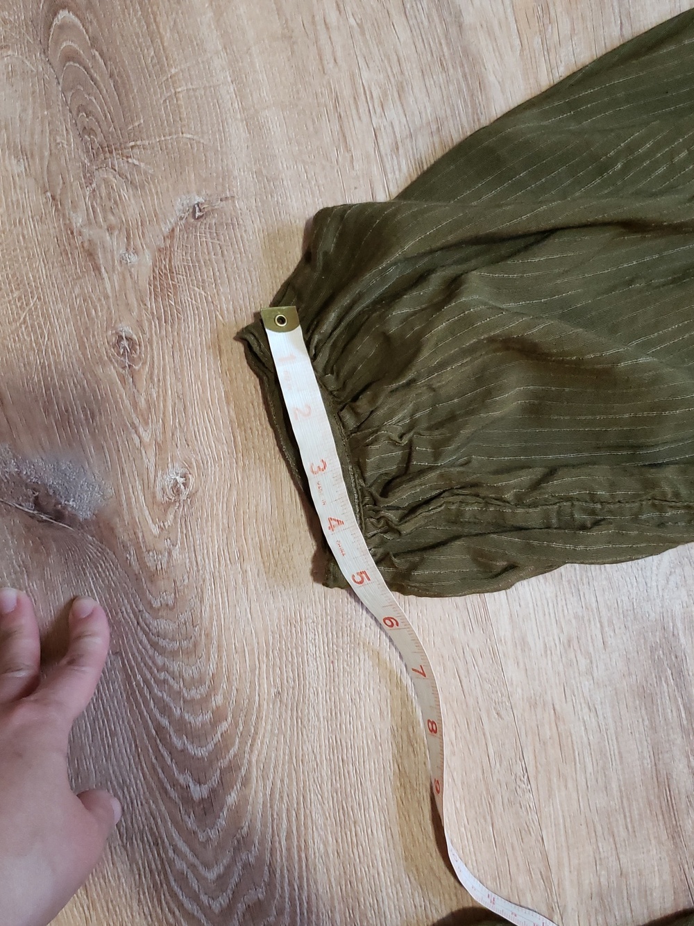 NWOT Kara Thoms Greta Dress In "Olive", Size Small - Picture 15 of 16
